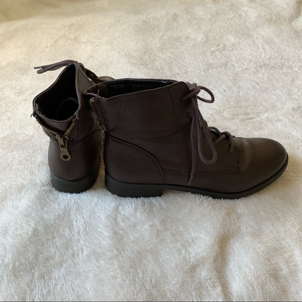 Style&co Faux Leather Ankle Boots w/ Zipper